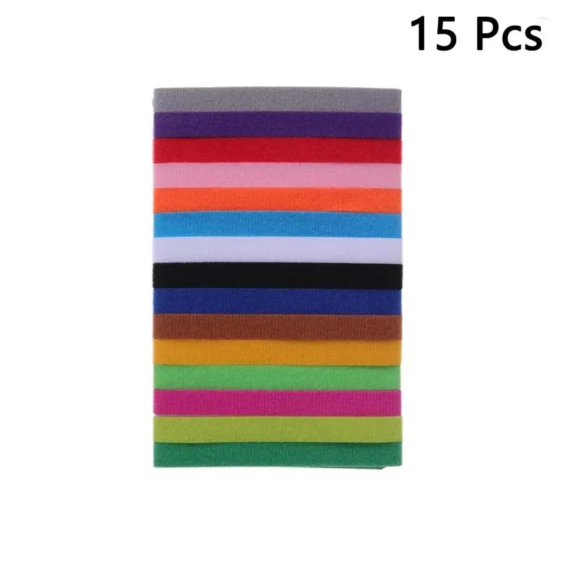 dog collars 15 pcs pet identification collar bands for identity puppy adhesive solid color