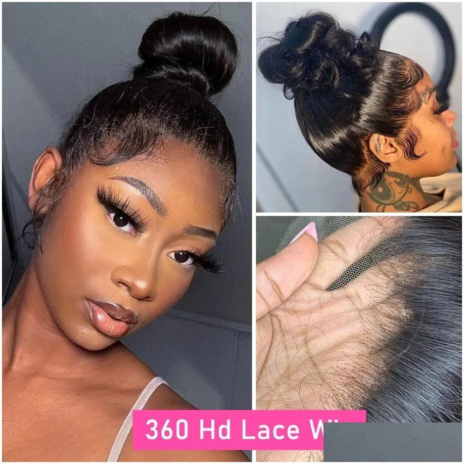 Synthetic Wigs Body Wave Glueless Wig Human Hair 13X4 Lace Front Ready To Wear 360 Preplucked 13X6 Frontal Drop Delivery Hair Product Dhwra