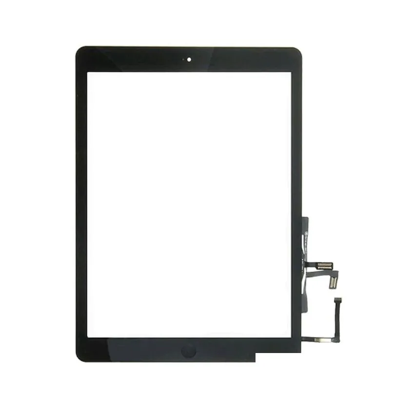 new for ipad air 1 ipad 5 touch screen digitizer and home button front glass display touch panel replacement a1474 a1475 a1476