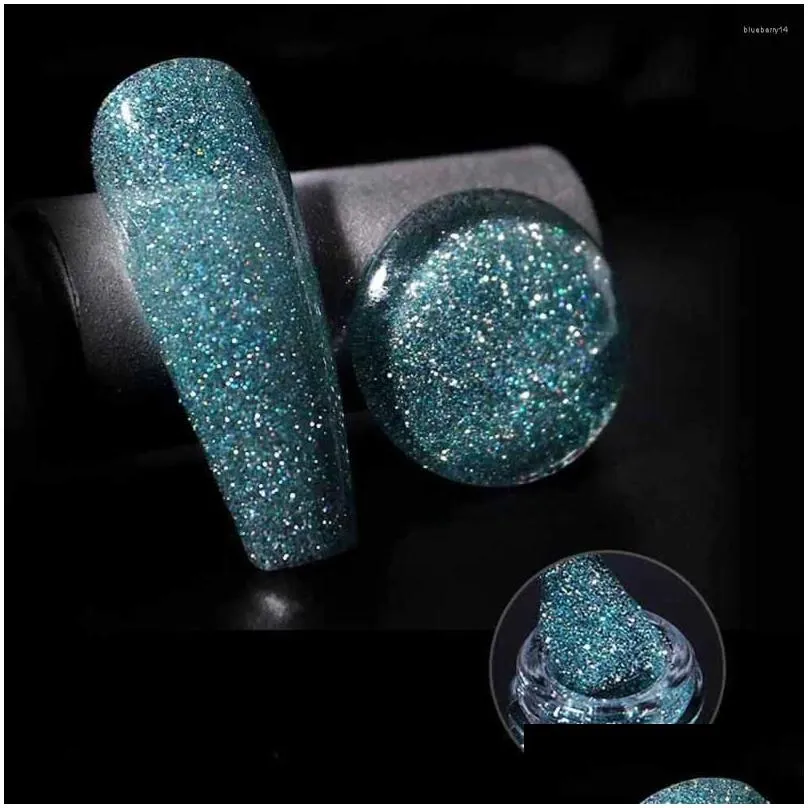 nail gel 8ml diamond dazzling varnish hybrid semi permanent base for top polish painting glitter manicure art