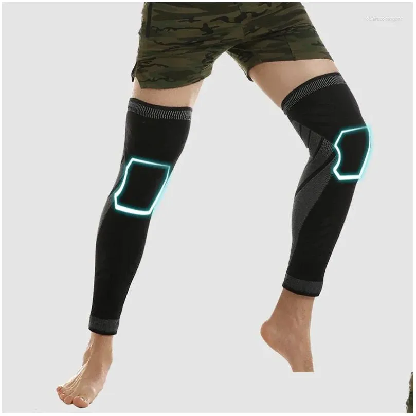 knee pads breathable black decompression perspiration free movement buffering cycling equipment ankle support 60g / piece
