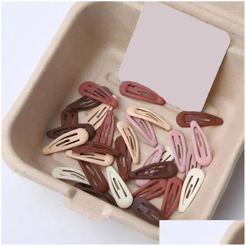 hair accessories n80c girls barrettes child cute spring hairpins baby style snap clips 30pcs