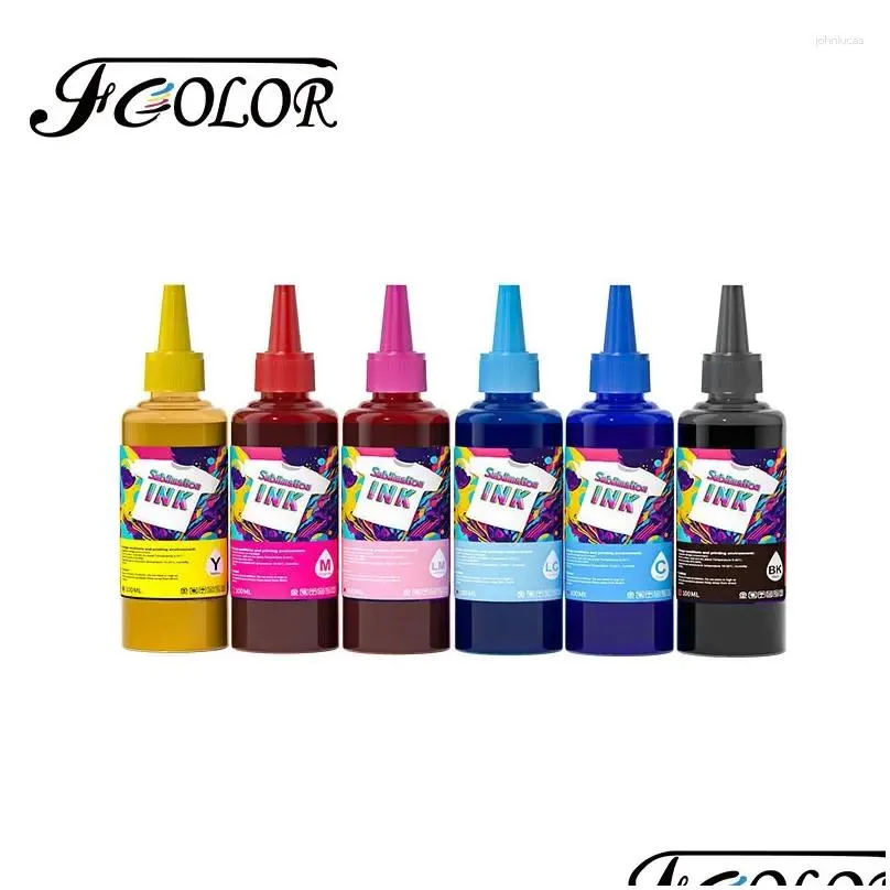 ink refill kits 100ml 6 sublimation for dx5 dx6 xp600 l805 1390 1400 printhead printer colors