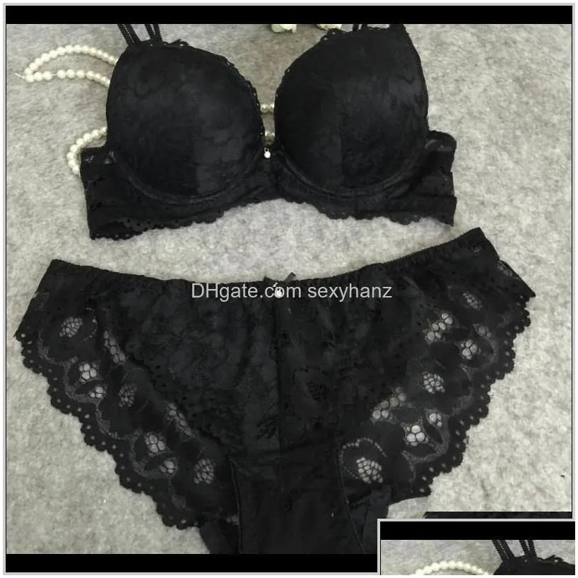 womens push up bras sexy lace padded bralette lingerie sets underwire uback bra and panty set bh xaesz 5vose