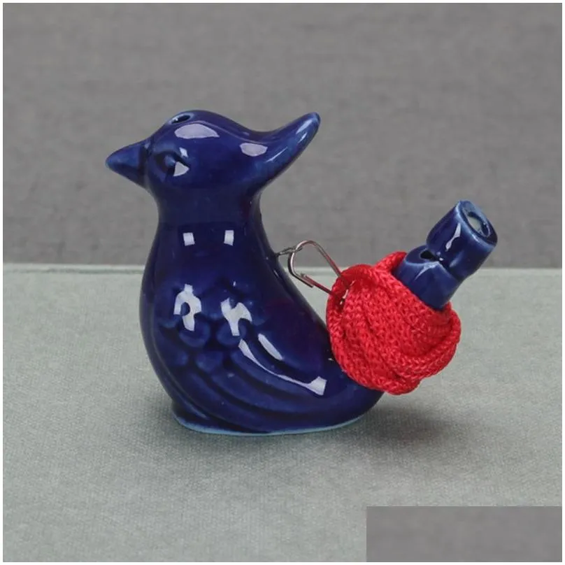 Arts And Crafts Bird Shape Whistle Waterbirds Whistles Children Gifts Ceramic Water Ocarina Arts And Crafts Kid Gift Many Styles Drop Dh7Af