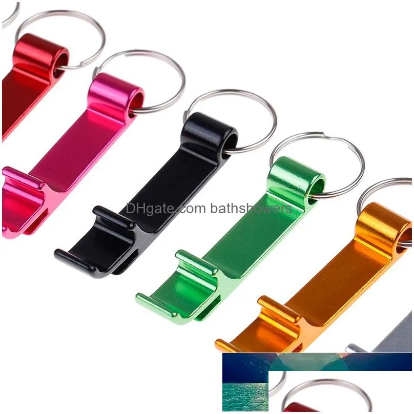 4 in 1 bottle opener key ring chain keyring keychain metal beer bar tool claw gift unique 3pcs