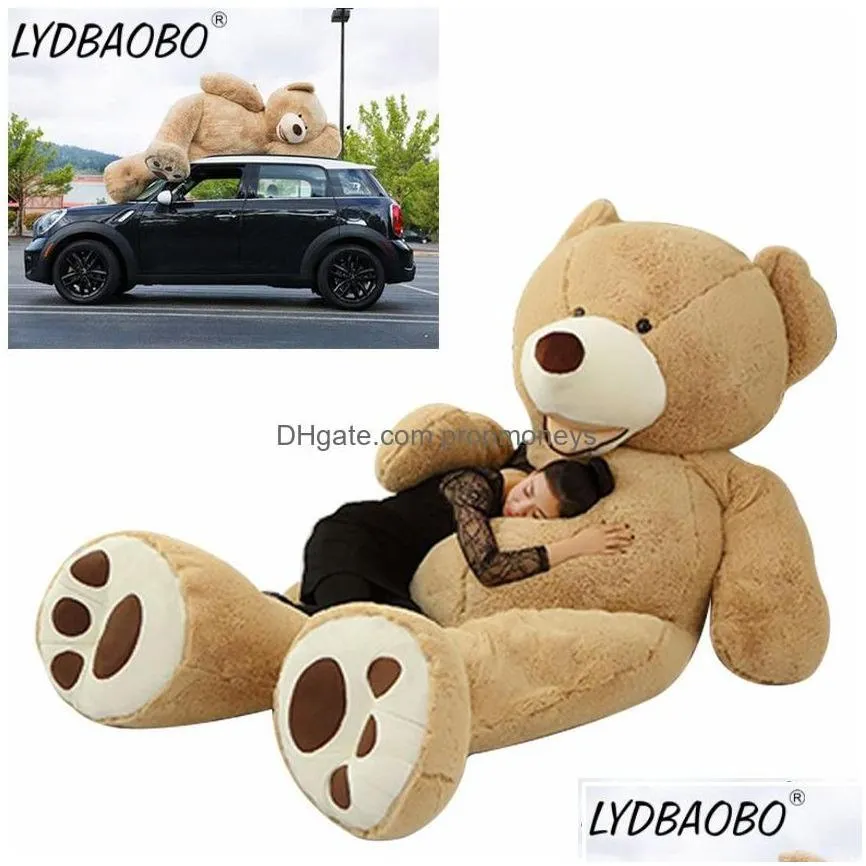 stuffed plush animals 1pc 100cm bear skinselling toy big size american nt teddy coat factory price birthday valentines gifts for gir