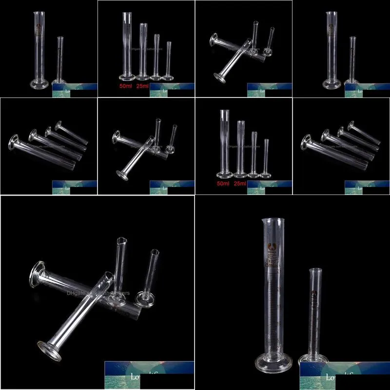 wholesale selling 10ml graduated glass measuring cylinder chemistry laboratory measure laboratory cylinder