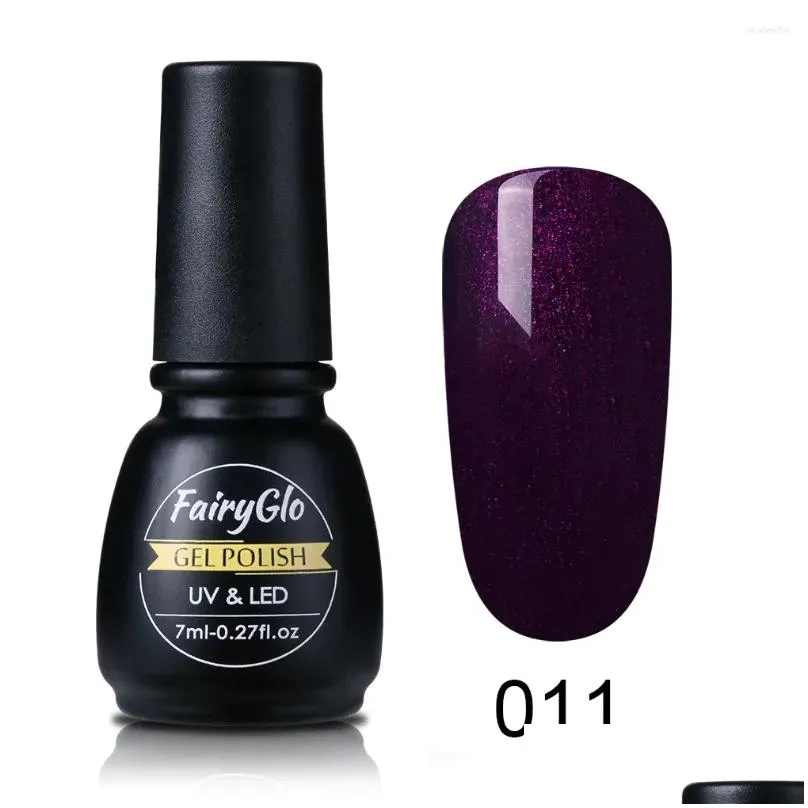 nail gel fairyglo 7ml soak off polish pure color vernis semi permanent enamel lacquer art varnish gellak