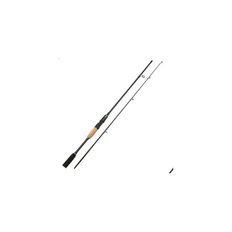 carbon fishing rod 1.8m 1.65m ml fast spinning casting 2 sections lure trout bass rod 8-25g 240122