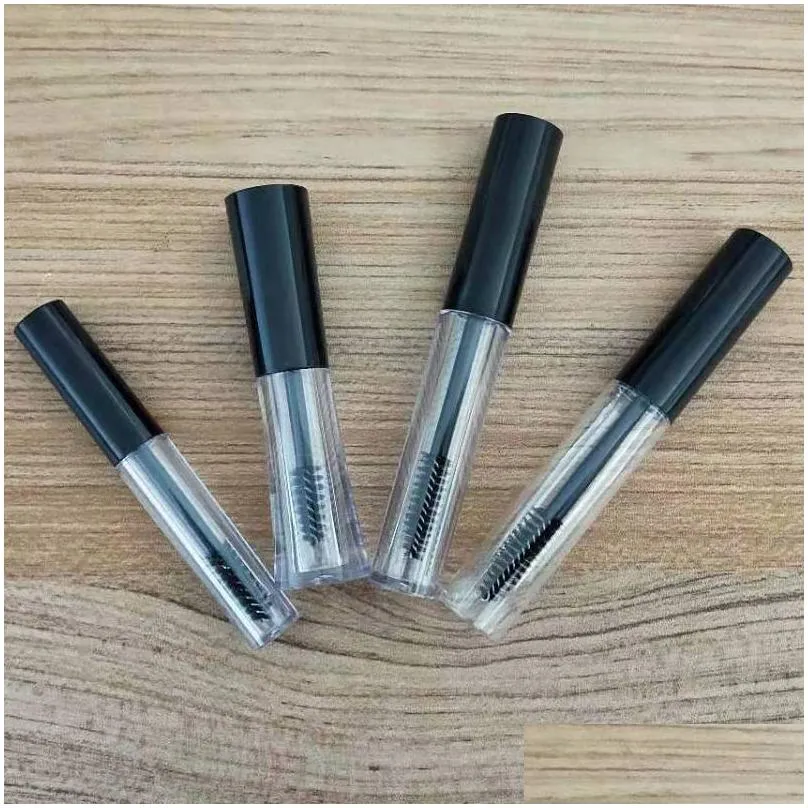 wholesale 5ml 10ml refillable mascara empty tube packing bottles eyelash growth liquid bottle makeup sub tubes lip gloss