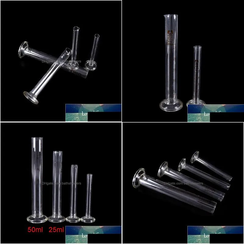 wholesale selling 10ml graduated glass measuring cylinder chemistry laboratory measure laboratory cylinder