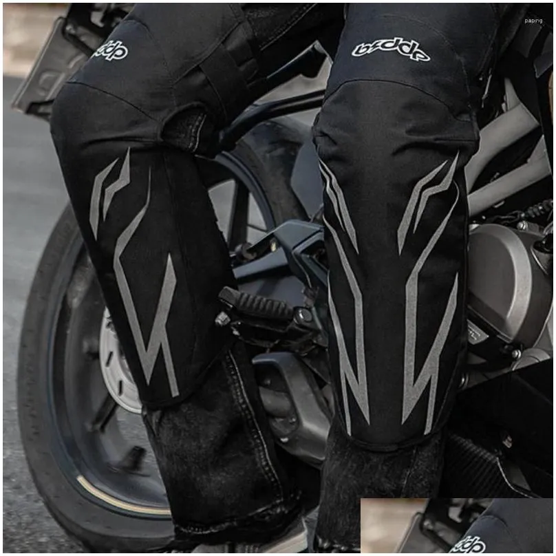 motorcycle armor knee pads winter windproof waterproof thickened warm riding anti-fall -absorbing protective gear