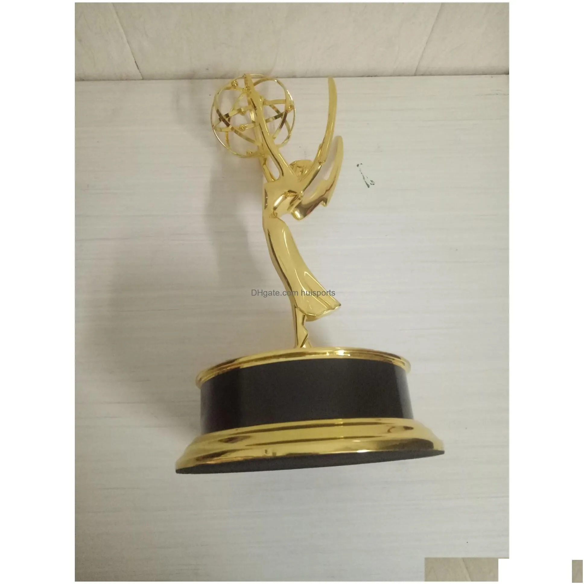 collectable style 28 cm national emmy awards metal trophy replica zinc alloy award drop delivery sports outdoors athletic outdoor acc