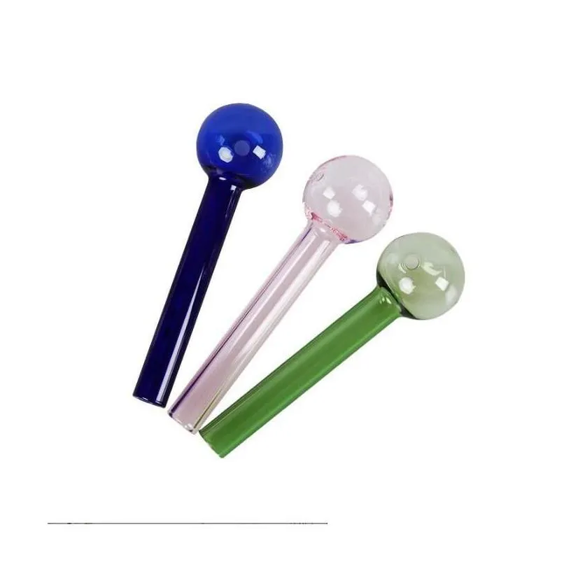 smoking pipes colorf hookahs pyrex 4glass oil burner pipe thick color glass dab nail for bong drop delivery home garden househ