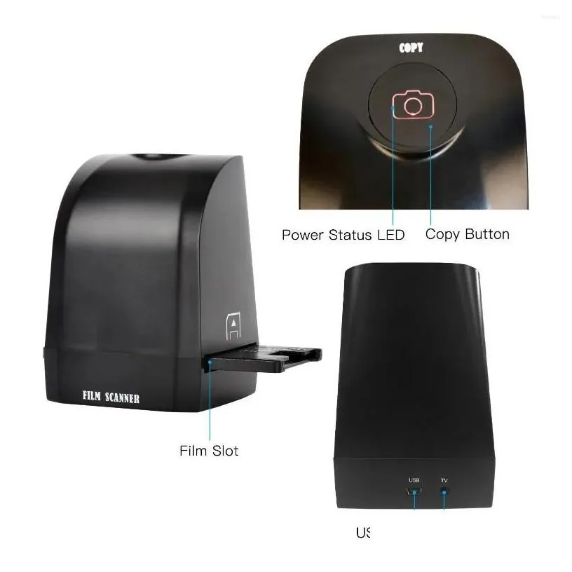 scanners film slide scanner converter portable negative 8 megapixel cmos convert 35mm/135mm slides to digital jpeg po drop delivery co