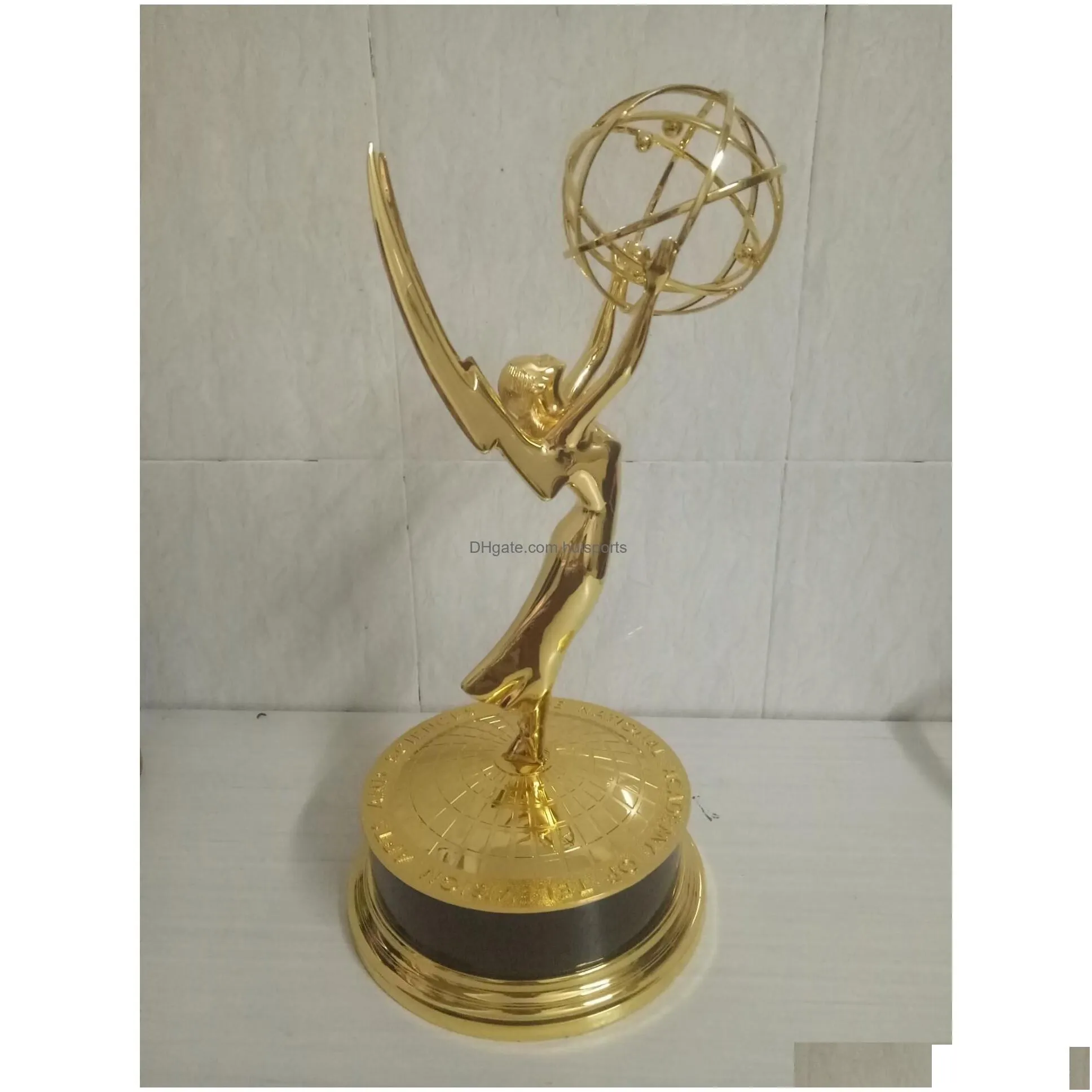 collectable style 28 cm national emmy awards metal trophy replica zinc alloy award drop delivery sports outdoors athletic outdoor acc