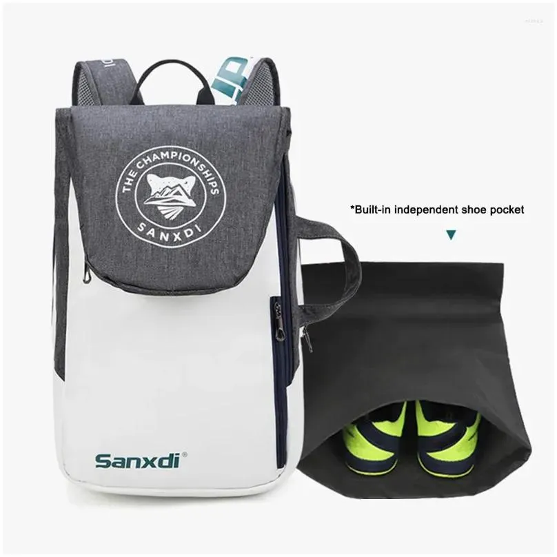 outdoor bags racquet sport tennis backpack padel squash badminton rackets bag large capacity raquete waterproof