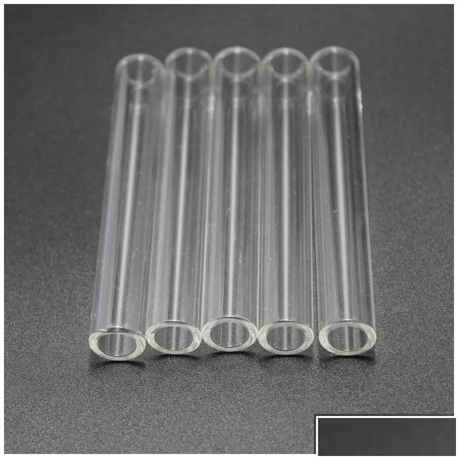 smoking pipes accessories glass borosilicate blowing tubes 12mm od 8mm id tubing 2mm thick wall clear color laboratory product drop