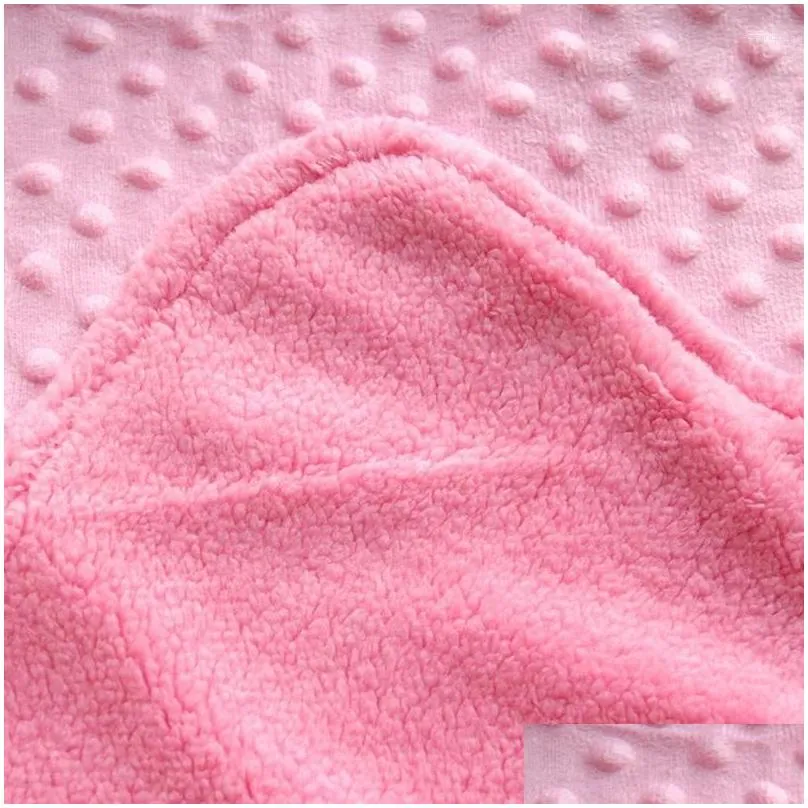 blankets fleece blanket baby & swaddling born thermal winter solid bedding set cotton quilt infant swaddle wrap 102 76cm
