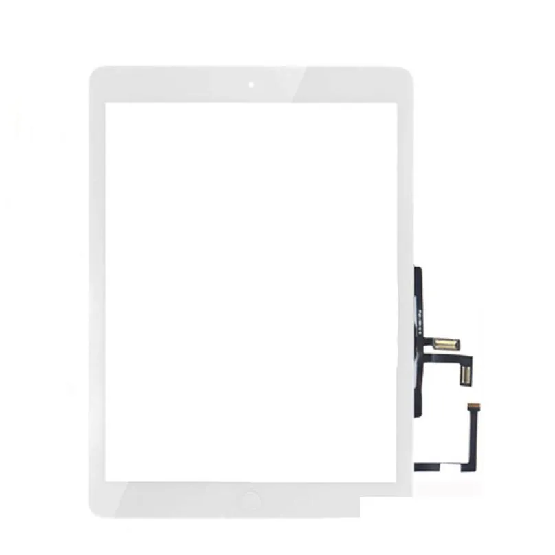 new for ipad air 1 ipad 5 touch screen digitizer and home button front glass display touch panel replacement a1474 a1475 a1476