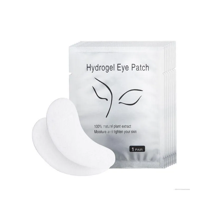 Other Makeup Eye Gel Es 100Pairs/Pack Hydrating Care Pad Paper Under Pads Lash For Makeup Drop Delivery Health Beauty Makeup Dhboa
