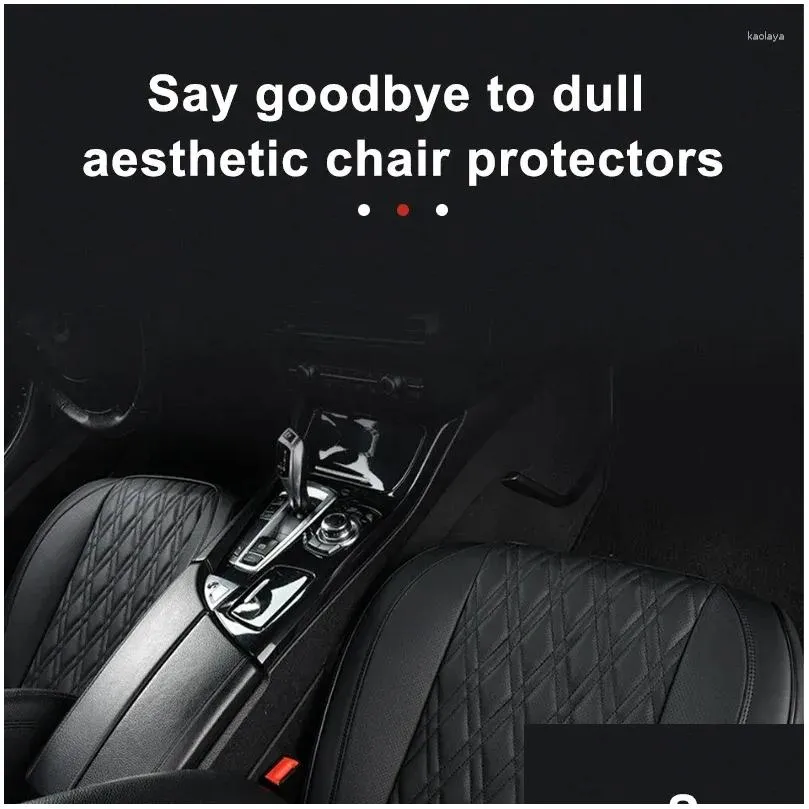 car seat covers automechanist interior cover nappa leather couvers protector universal for front cushion auto accessories