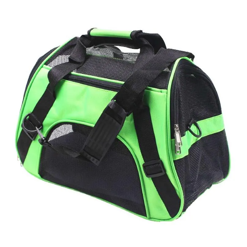 folding pet carriers bag portable knapsack soft slung dog transport outdoor bags breathable dogs basket handbag 47x30x23cm