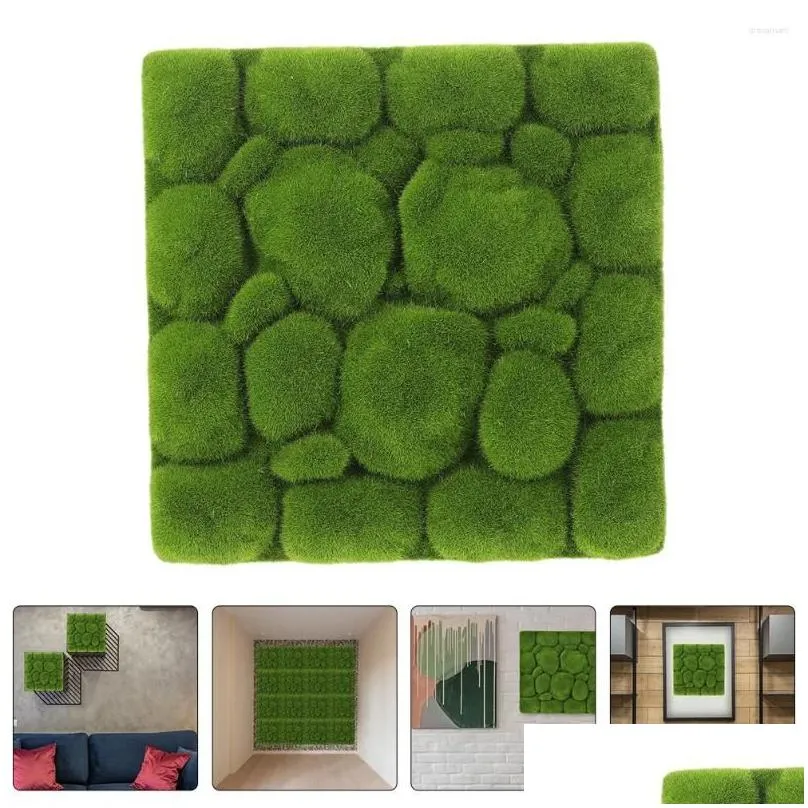 decorative flowers artificial moss wall panel fake foams backdrop grass plant simulation greeny privacy hedge screen faux turf garden