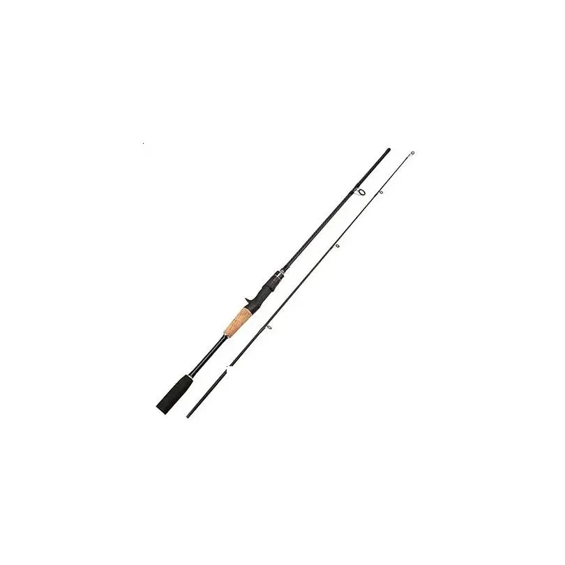 carbon fishing rod 1.8m 1.65m ml fast spinning casting 2 sections lure trout bass rod 8-25g 240122