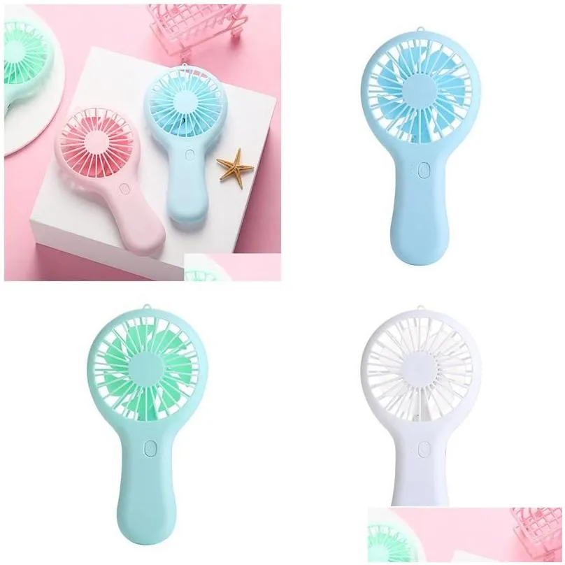 usb gadgets portable rechargeable fan charging cool removable handheld mini outdoor fans pocket folding 4 colors drop delivery compute