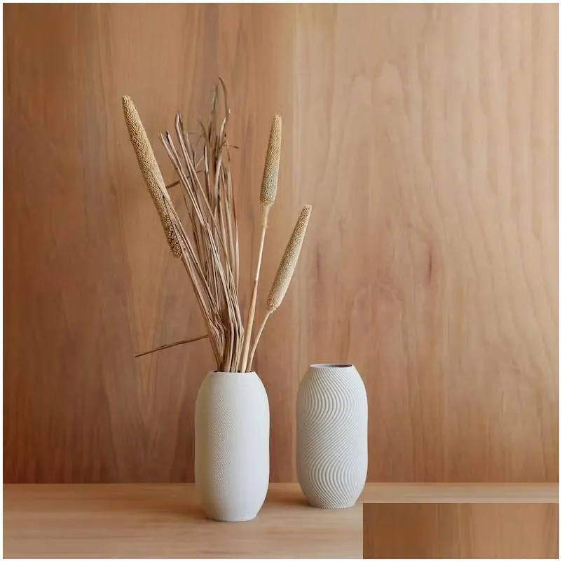 Vases A Simple White Mist Vase Wod Be Ideal For Dry Flowers. Drop Delivery Home Garden Home Decor Dhwqo