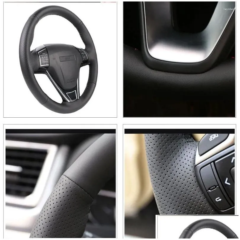 steering wheel covers customized original diy car cover for chery tiggo 8 2024-2024 2024 artificial leather wrap
