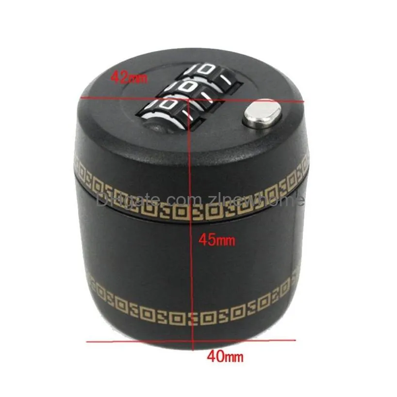 code lock wine bottle cap bar tools combination lock wines stopper vacuum plug device preservation 4.5x4.4cm