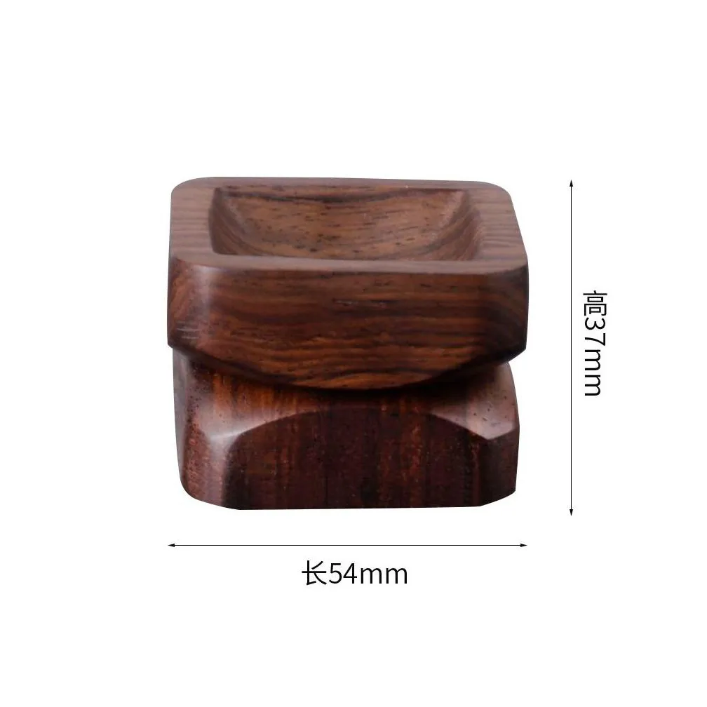 square wooden smoke grinder household smoking accessories tobacco grinders