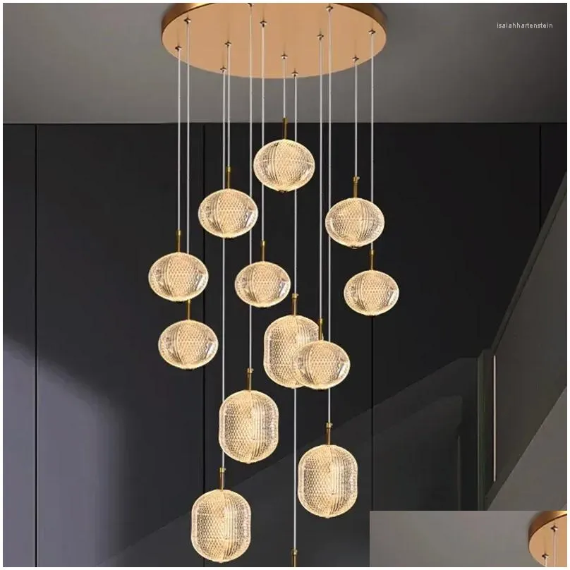 Pendant Lamps Nordic Home Decor Dining Room Lamp Lights Indoor Lighting Ceiling Hanging Light Chandelier For Living Drop Delivery Dhvqy