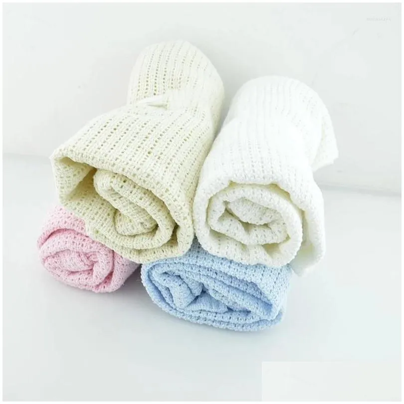 blankets baby throw blanket cotton super soft kids month swaddle infant wrap bath towel girl boy stroller cover