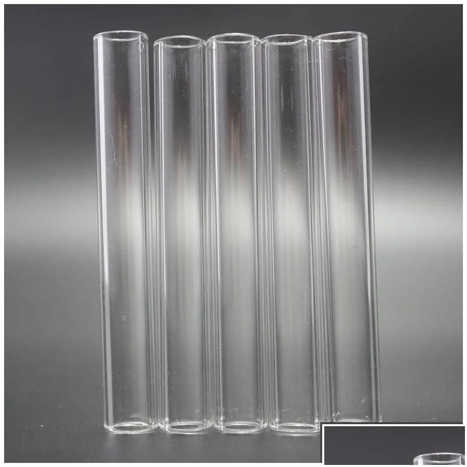 smoking pipes accessories glass borosilicate blowing tubes 12mm od 8mm id tubing 2mm thick wall clear color laboratory product drop