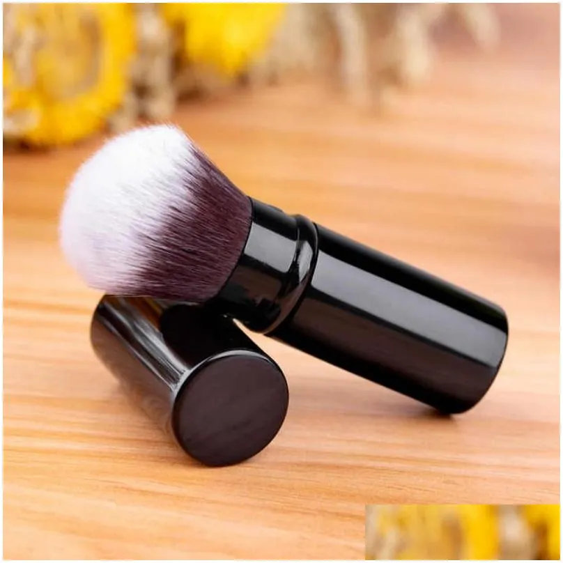 laura gellers  retractable laura geller makeup brush black kabuki professional make up brushes