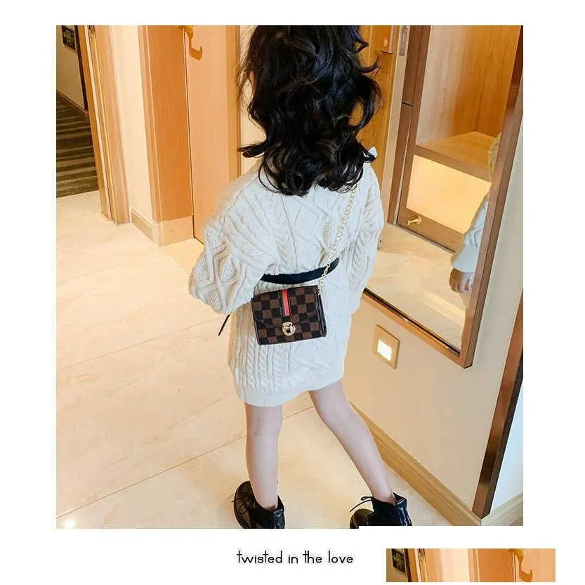 print handbag pu leather kids fashion designer flower square girl princess messenger bag accessories mini purse wallet