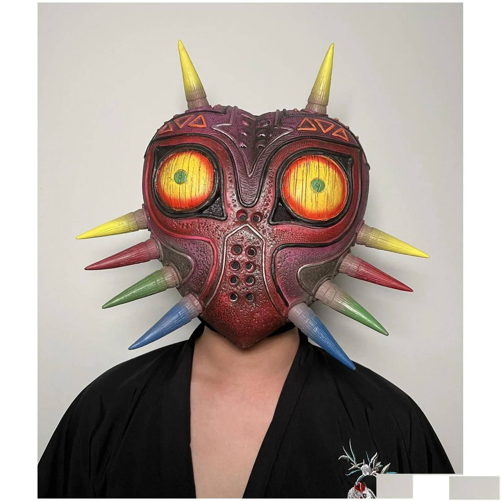 party masks party masks majoras mask legend of scary realistic face halloween cosplay costume prop for adts teens 230713 drop delivery