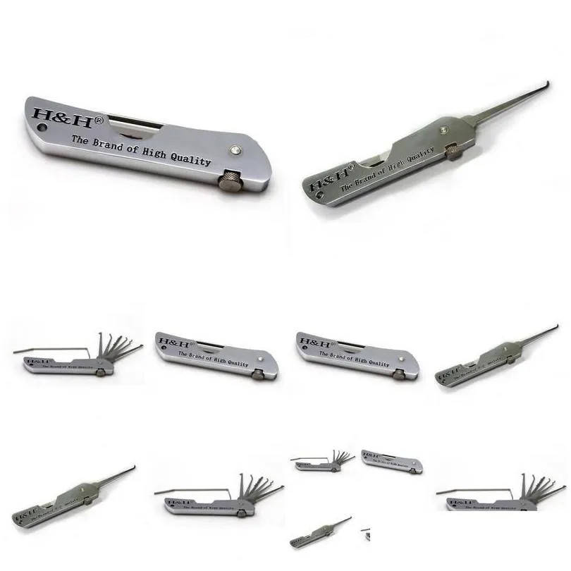 locksmith supplies hh folding lock pick set pocket mtitool swiss army jackknife knife type for 65055532010250 security surveillance