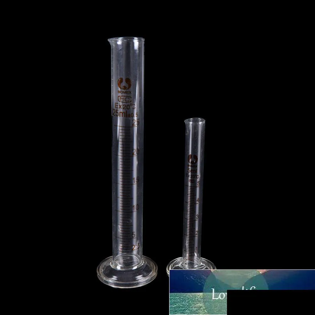 wholesale selling 10ml graduated glass measuring cylinder chemistry laboratory measure laboratory cylinder
