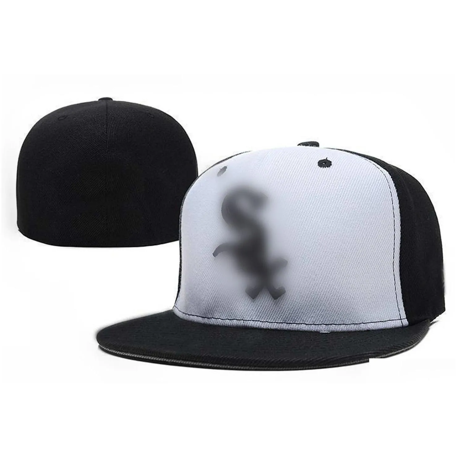 Ball Caps Wholesale White Sox Baseball Caps Women Men Gorras Hip Hop Street Casquette Bone Fitted Hats H2-7.5 Drop Delivery Fashion Ac Dhewb