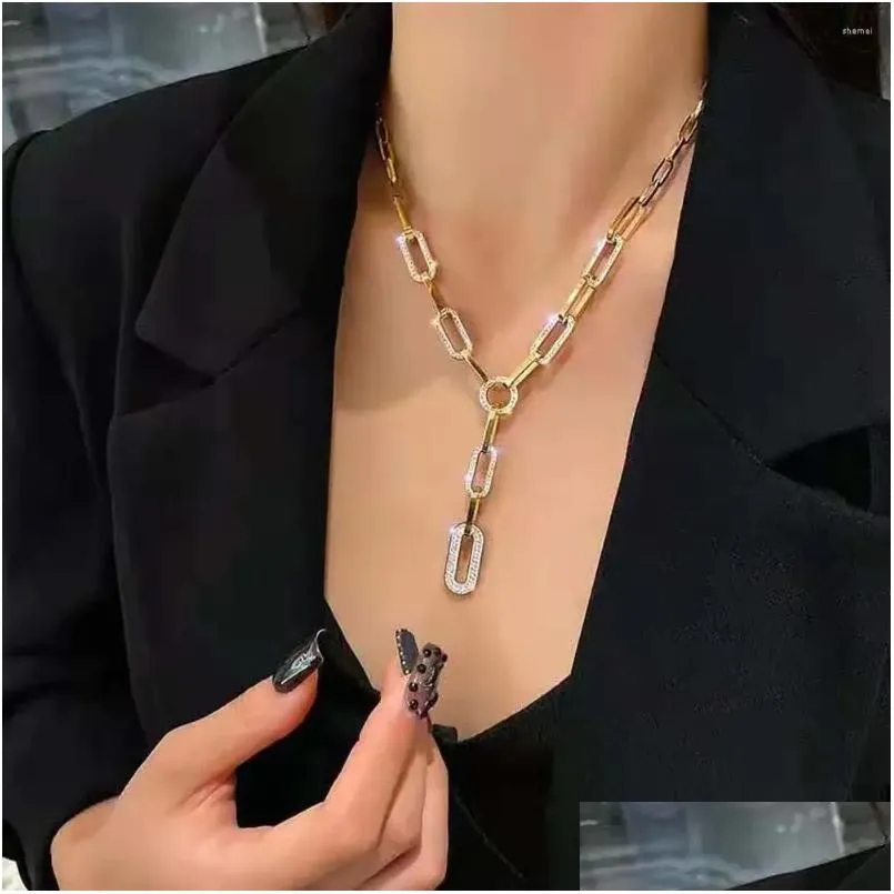 choker jewelry gold color leather weaving around the neck heart pendant clavicle chains women necklaces pu korean style