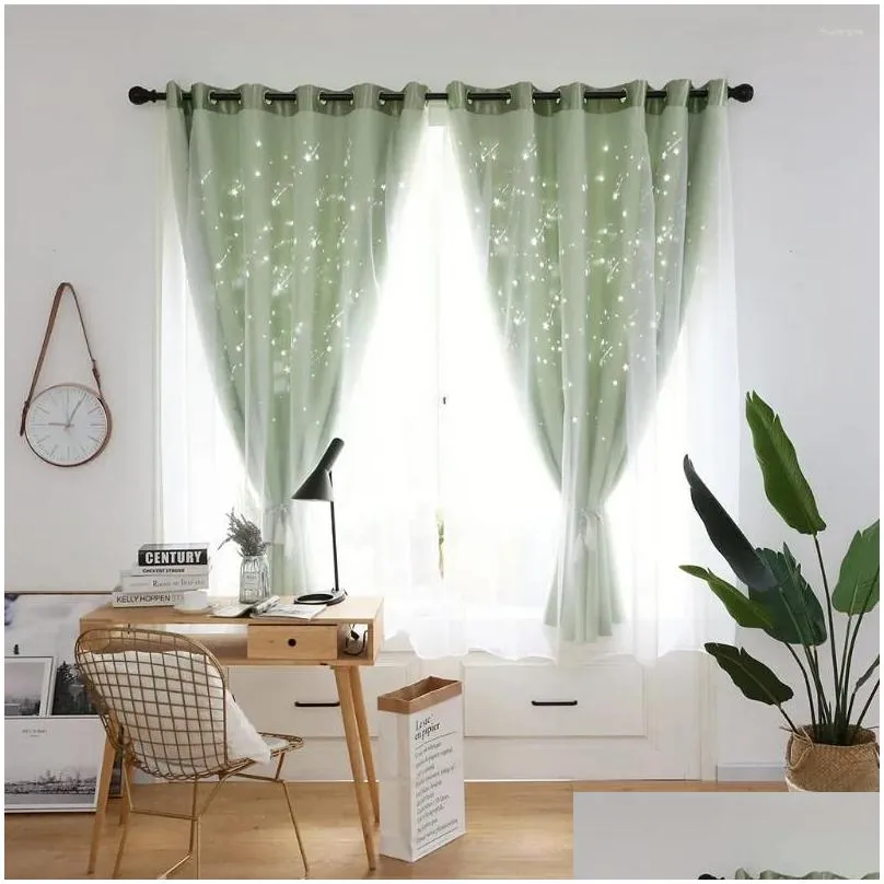 curtain 42 x 63 curtains 1pcs hollowing out door window drape panel sheer scarf light