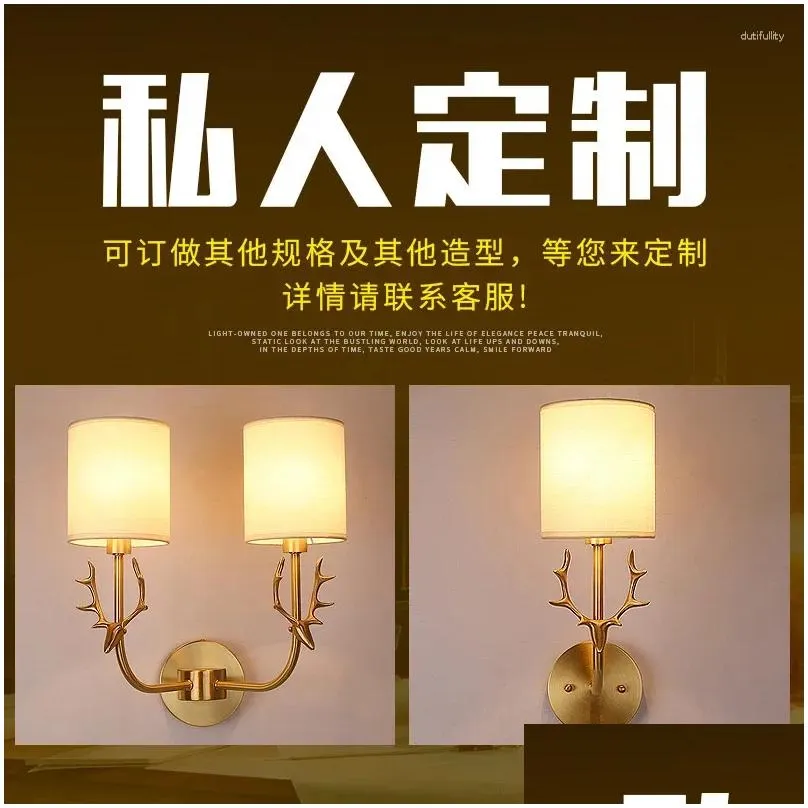 Wall Lamps Vintage Black Sconce Bathroom Vanity Modern Decor Industrial Plumbing Smart Bed Lampen Drop Delivery Dhzq2