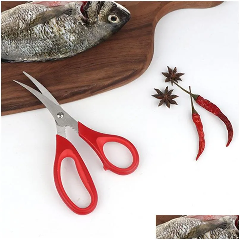  lobster shrimp crab seafood scissors shears snip shells metal material kitchen tool