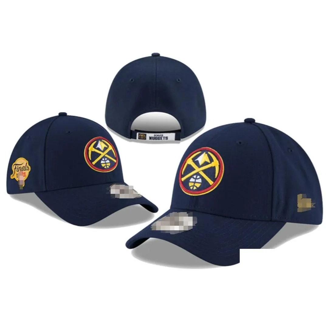 Ball Caps Denvers Nets 27 Murray 15 Jokic 22-23 2023 Finals Champions Locker Room 9Fifty Snapback Hat B0 Drop Delivery Fashion Accesso Dhico