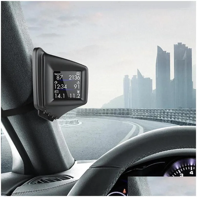 car head-up gauge obd2 gps dual system multifunction hud display for driving